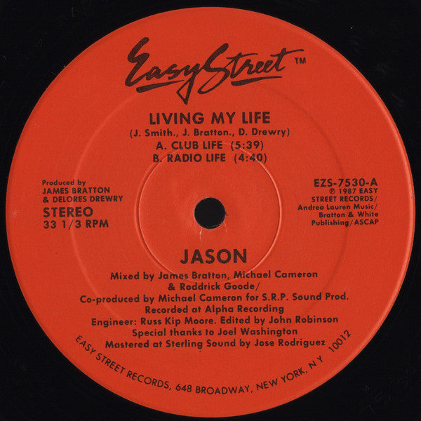 Jason Smith (8) : Living My Life (12")