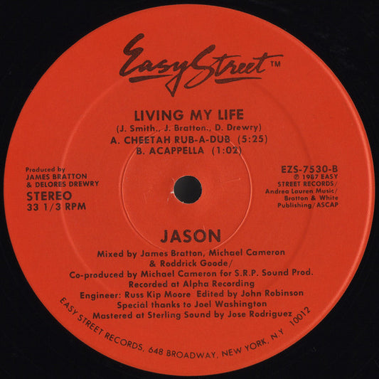 Jason Smith (8) : Living My Life (12")