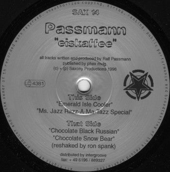 Ralf Passmann : Eiskaffee (12")
