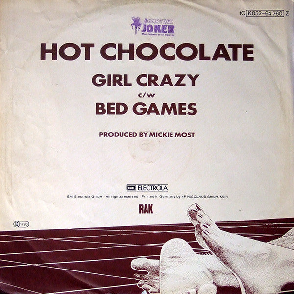 Hot Chocolate : Girl Crazy (12", Maxi)