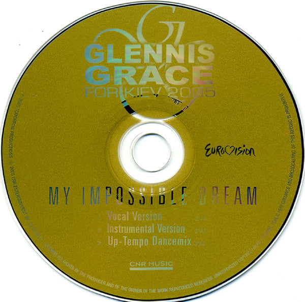 Glennis Grace : My Impossible Dream (CD, Single)
