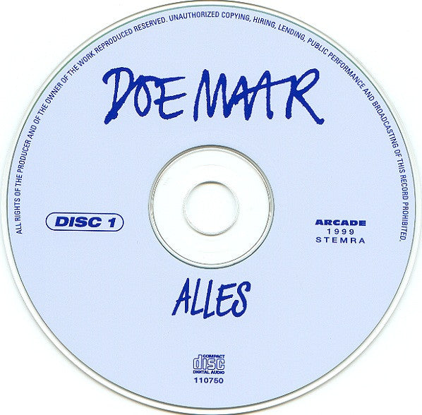 Doe Maar : Alles (2xCD, Comp)