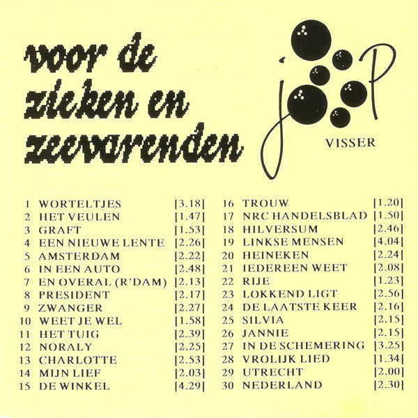 Joop Visser (2) : Voor De Zieken En Zeevarenden (CD, Album)