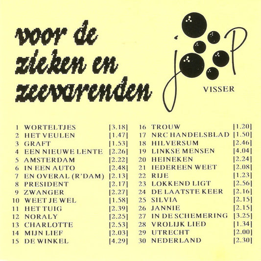 Joop Visser (2) : Voor De Zieken En Zeevarenden (CD, Album)