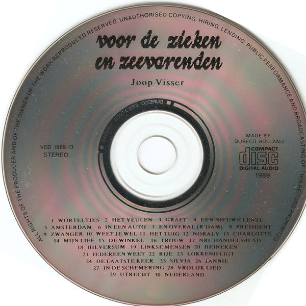 Joop Visser (2) : Voor De Zieken En Zeevarenden (CD, Album)