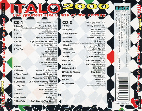 Various : ITALO 2000 - The Greatest ITALO Hits Of The Century! (2xCD, Comp)
