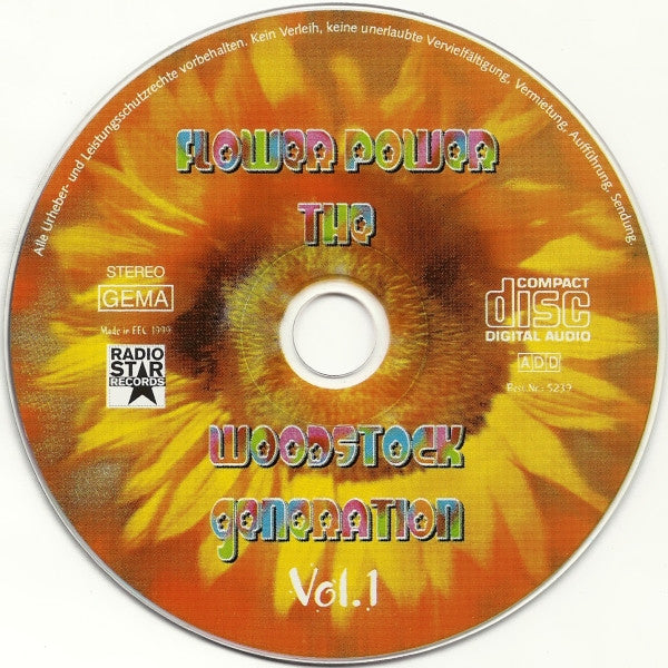 Various : Flower Power - The Woodstock Generation (2xCD, Comp)