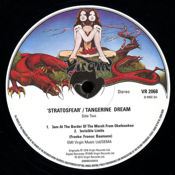 Tangerine Dream : Stratosfear (LP, Album, RE, RM, 180)