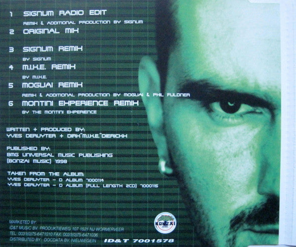 Yves Deruyter : To The Rhythm (CD, Maxi)