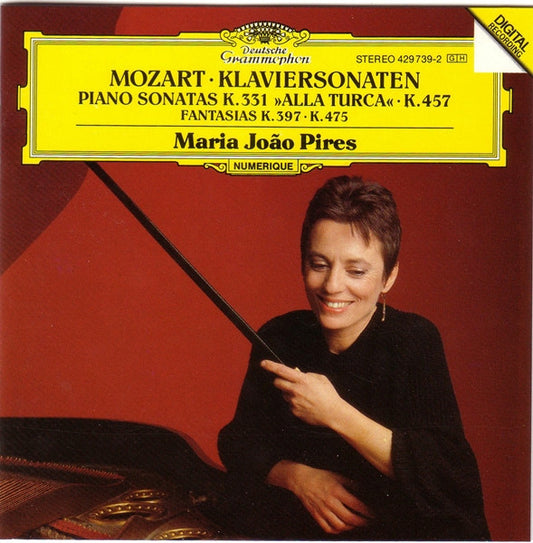 Wolfgang Amadeus Mozart, Maria-João Pires : Klaviersonaten = Piano Sonatas K. 331 »Alla Turca« · K. 457; Fantasias K. 397 · K. 475 (CD, Album)