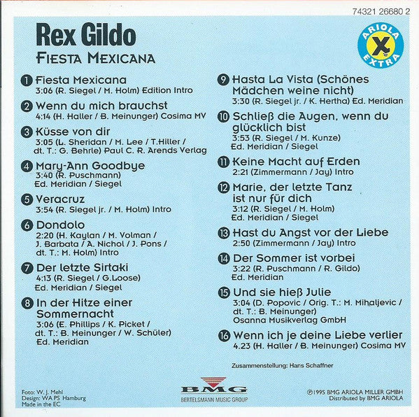 Rex Gildo : Fiesta Mexicana (CD, Comp)