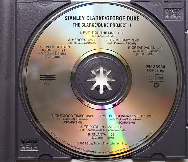 Stanley Clarke/George Duke : The Clarke / Duke Project II (CD, Album, RE)