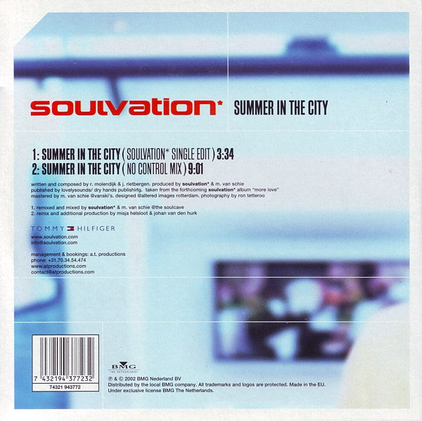 Soulvation* : Summer In The City (CD, Single)