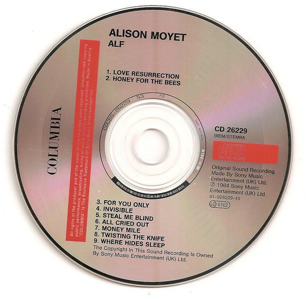 Alison Moyet : Alf (CD, Album, RE)
