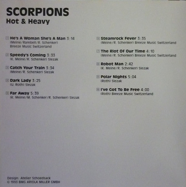 Scorpions : Hot & Heavy (CD, Comp, RE)