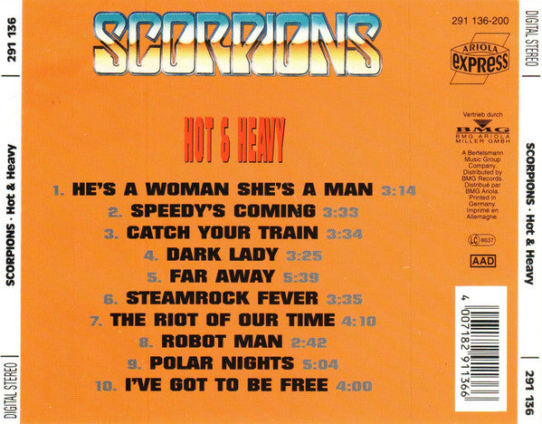 Scorpions : Hot & Heavy (CD, Comp, RE)