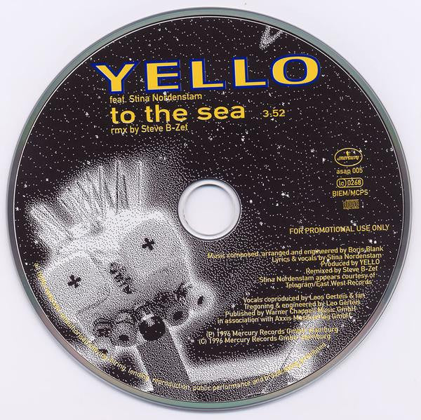 Yello Feat. Stina Nordenstam : To The Sea (CD, Promo)