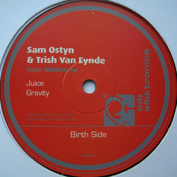 Sam Ostyn & Trish Van Eynde : Open Window ep (12", EP)
