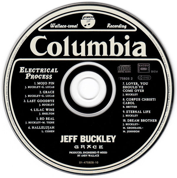 Jeff Buckley : Grace (CD, Album)