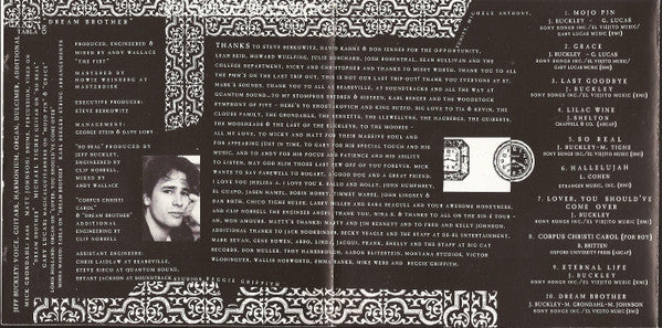 Jeff Buckley : Grace (CD, Album)