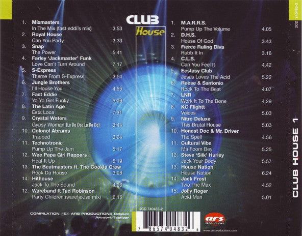 Various : Club House 1 (2xCD, Comp)