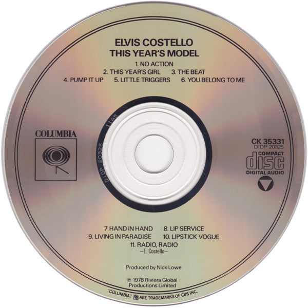 Elvis Costello & The Attractions : This Year's Model (CD, Album, RE)