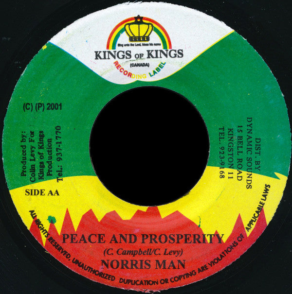 Luciano (2) / Norrisman : Land Out Yonder / Peace And Prosperity (7")
