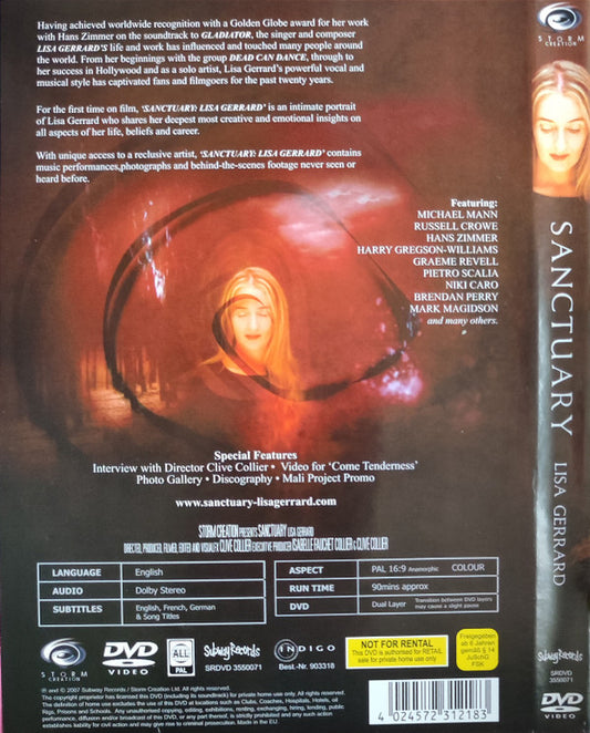 Lisa Gerrard : Sanctuary (DVD-V, PAL)