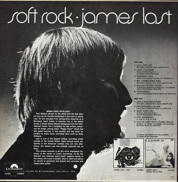 James Last : Soft Rock (LP, Comp)