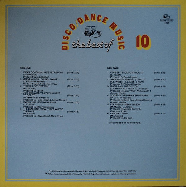 Various : The Best Of Disco / Dance Music  10 (LP, Comp)