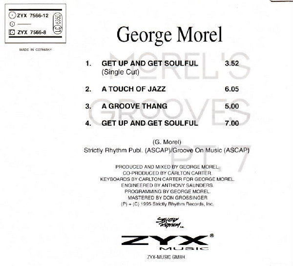 George Morel : Morel's Grooves Pt. 7 (CD, Maxi)