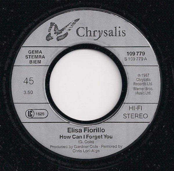Elisa Fiorillo : How Can I Forget You? (7", Single)