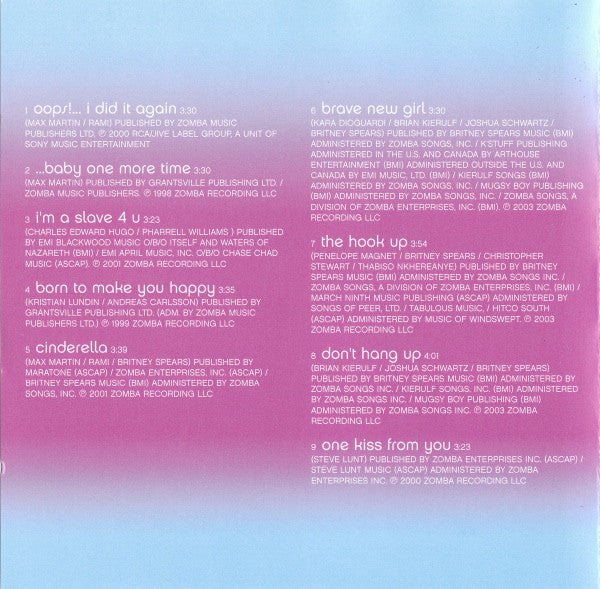 Britney Spears : Oops! I Did It Again - The Best Of (CD, Comp)