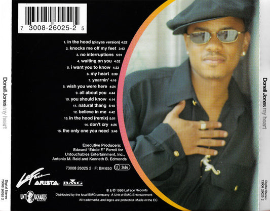 Donell Jones : My Heart (CD, Album)