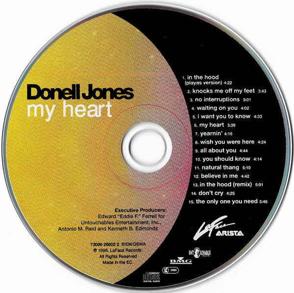 Donell Jones : My Heart (CD, Album)