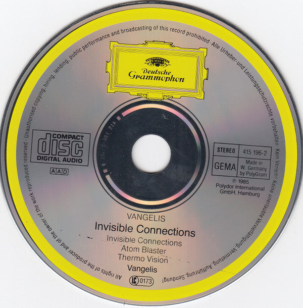 Vangelis : Invisible Connections (CD, Album)