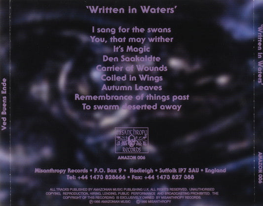 Ved Buens Ende : Written In Waters (CD, Album)