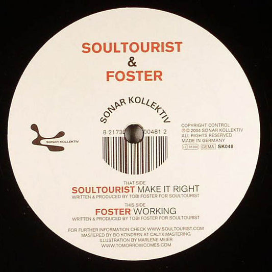 Soultourist / Foster : Make It Right / Working (12")