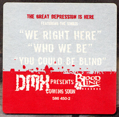 DMX : The Great Depression (CD, Album)