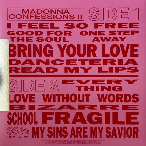 Madonna : Confessions II (LP, Album, Ltd, Mixed, Bab)
