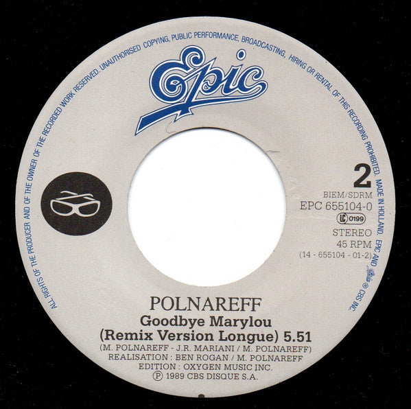Michel Polnareff : Goodbye Marylou (7", Single)