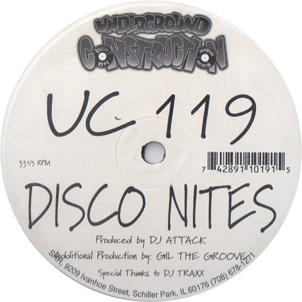DJ Attack : Disco Nites (12")