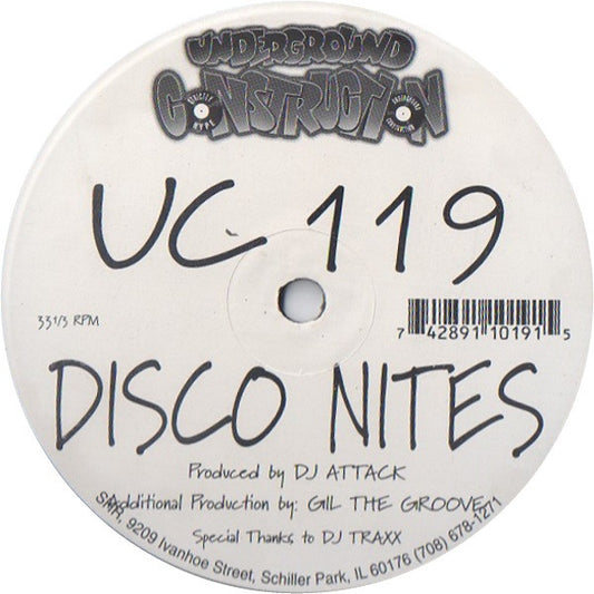 DJ Attack : Disco Nites (12")