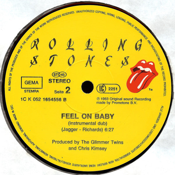 The Rolling Stones : Undercover Of The Night (Extended Cheeky Mix) (12")