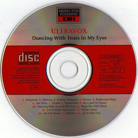Ultravox : Dancing With Tears In My Eyes (CD, Comp)