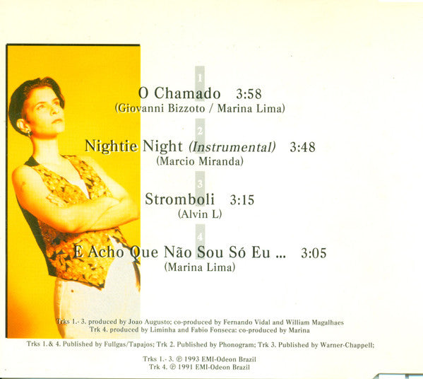 Marina Lima : O Chamado (CD, Maxi)