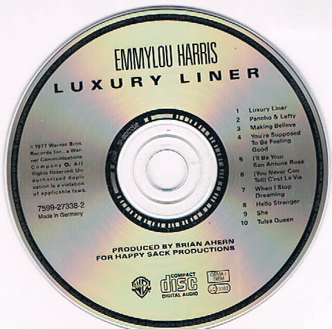 Emmylou Harris : Luxury Liner (CD, Album, RE)