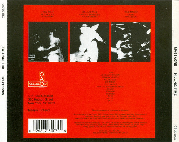 Massacre (2) : Killing Time (CD, Album, RE)