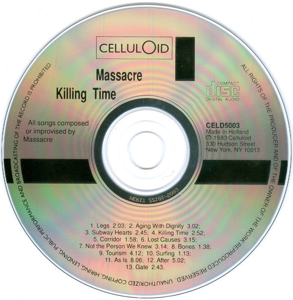 Massacre (2) : Killing Time (CD, Album, RE)