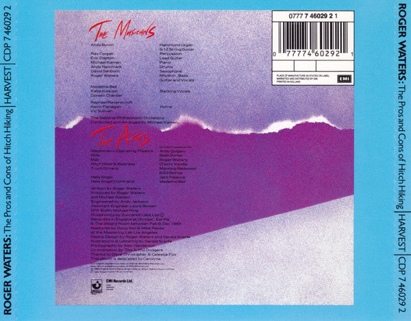 Roger Waters : The Pros And Cons Of Hitch Hiking (CD, Album, RE)